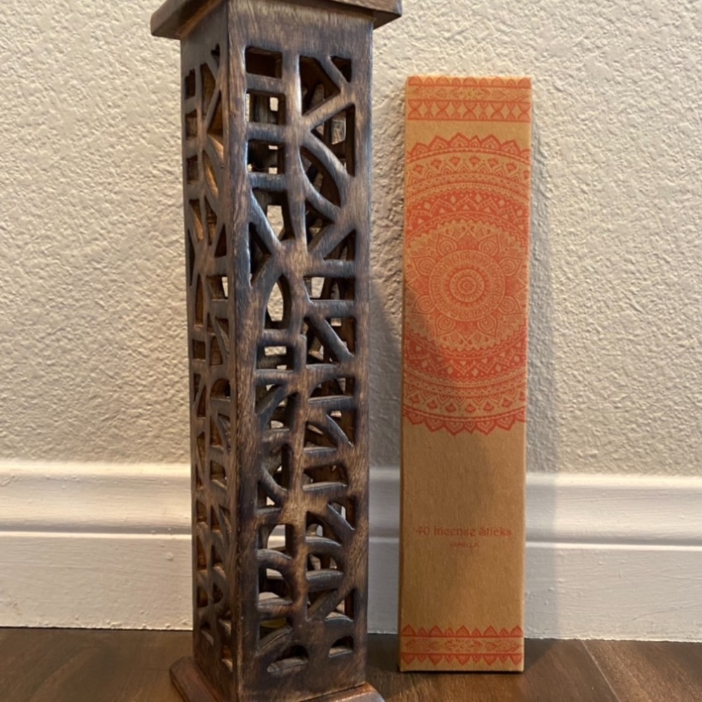 Pier 1 Incense Holder with Incense